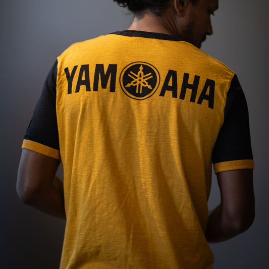 Yamaha T-Shirt in gelb schwarz