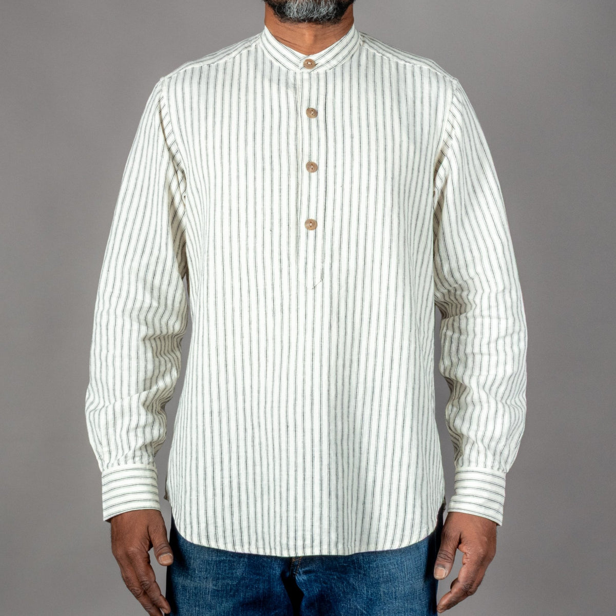 "A Piece of Chic" "Farmer" Shirt, Natural, Shirt, British Parts Lucerne