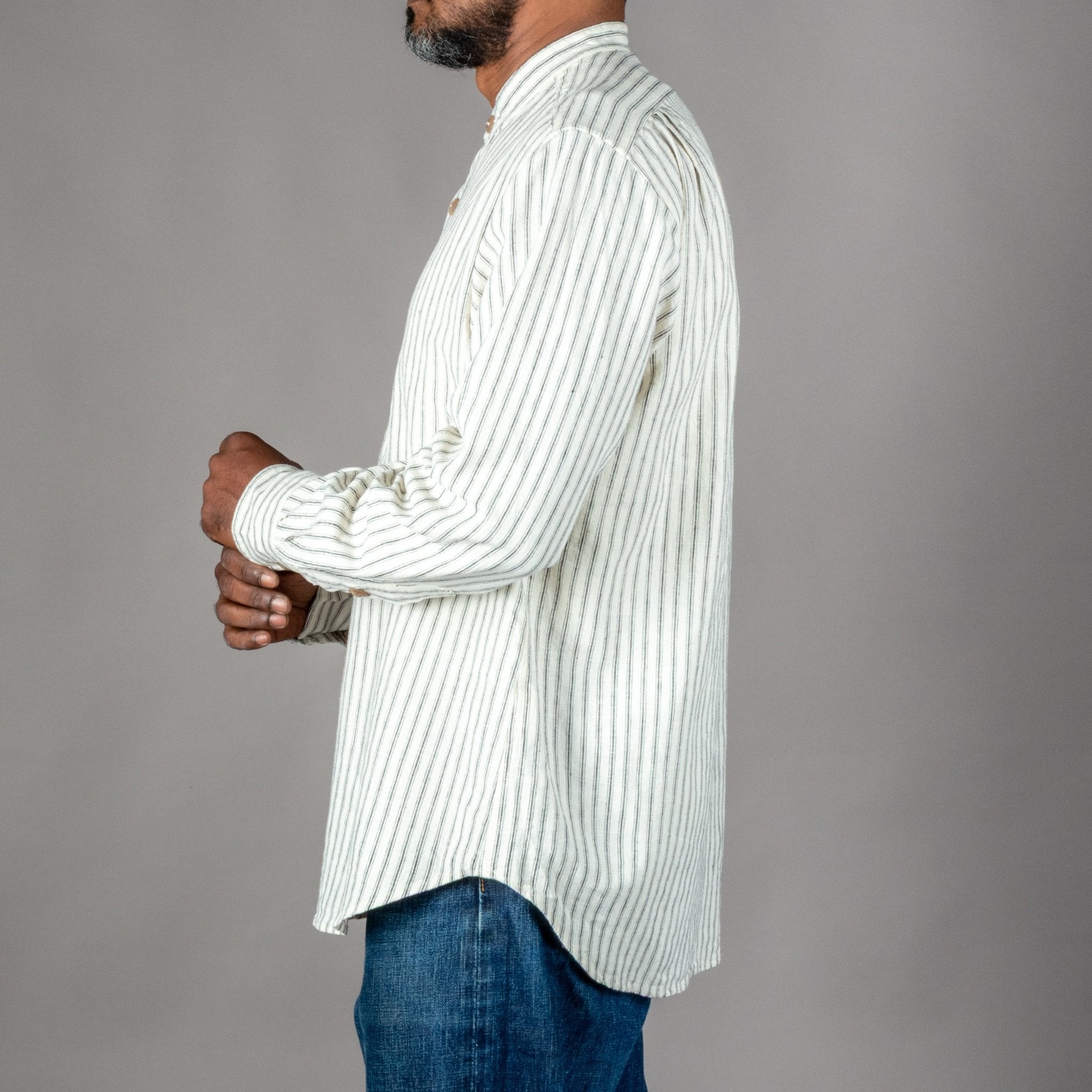 "A Piece of Chic" "Farmer" Shirt, Natural, Shirt, British Parts Lucerne