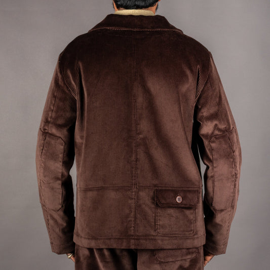 A Piece of Chic"La Besogne" Work Jacket - Brown CordJackenBritish Parts Luzern