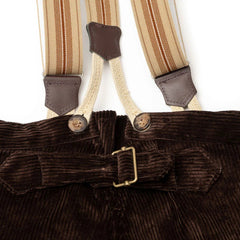 A Piece of Chic"LE MANARD" Arbeiterhose Cord DunkelbraunHosenBritish Parts Luzern