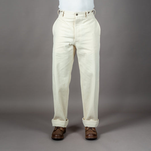 "A Piece of Chic" "LE MANARD" Work Pants HBT Off-White Pants British Parts Lucerne
