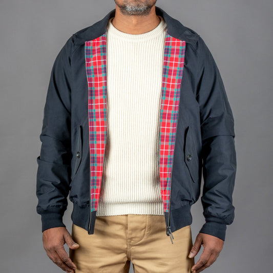 BaracutaG9 Harrington Jacke dark navyJackenBritish Parts Luzern