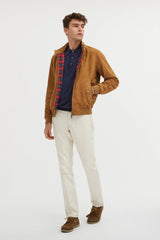 BaracutaG9 Harrington Jacke Suede TobaccoJackenBritish Parts Luzern