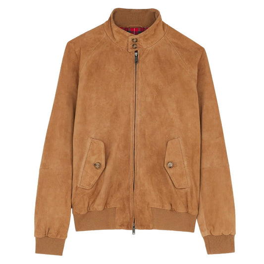 BaracutaG9 Harrington Jacke Suede TobaccoJackenBritish Parts Luzern