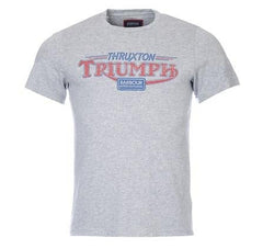 Barbour InternationalTriumph Thruxton Fog Marl T-Shirt (hellgrau melliert)T-ShirtBritish Parts Luzern