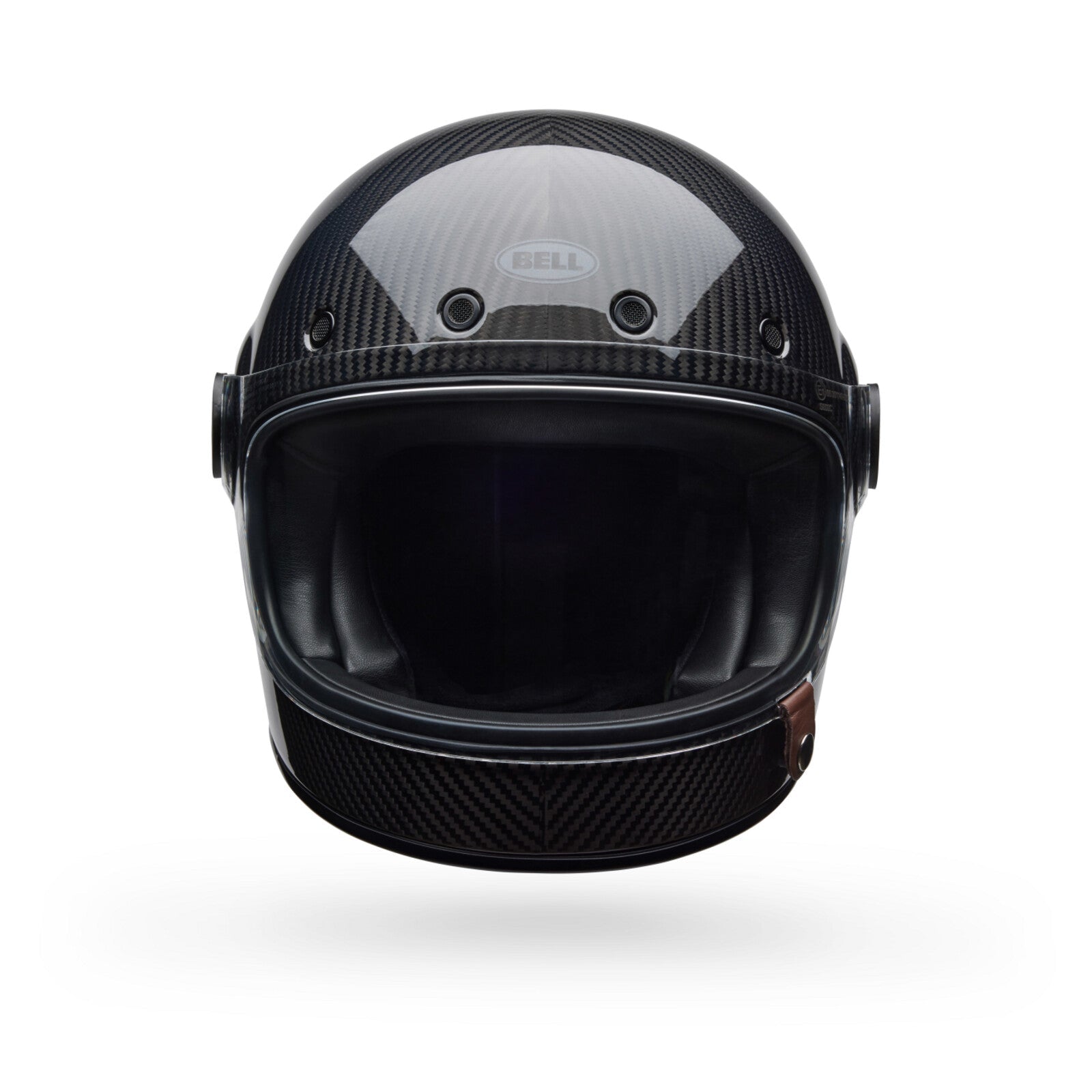 Bell Helmets Bullitt GT Carbon Motorcycle Helmet Solid Black Helmet British Parts Lucerne