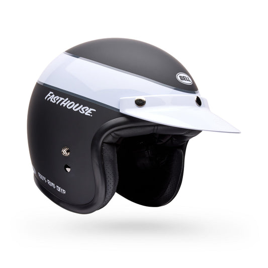 Casque de moto Bell Helmets Custom 500 Fasthouse LEHelmBritish Parts Lucerne