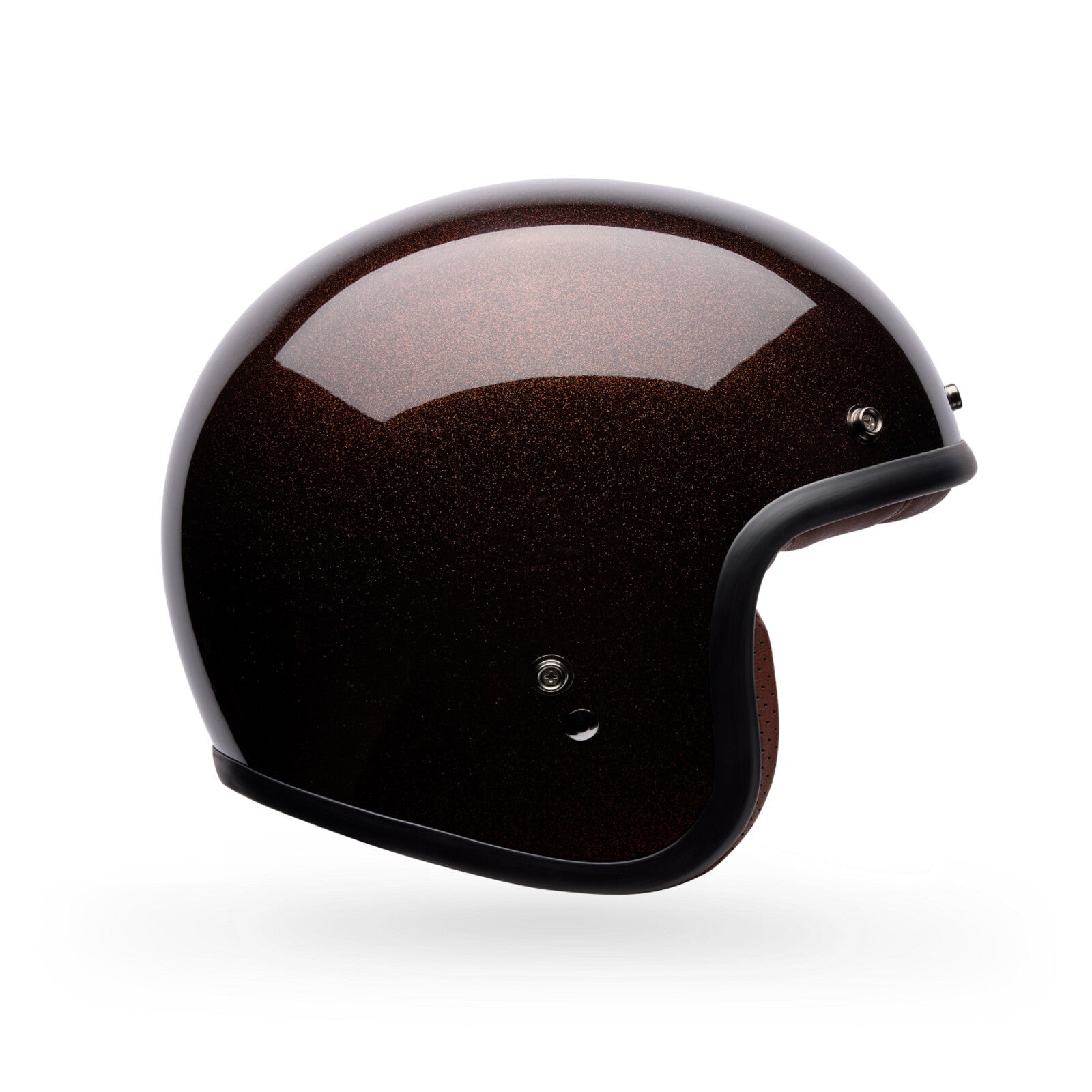 Bell Helmets Custom 500 Motorcycle Helmet, Flake Red, HelmBritish Parts Lucerne