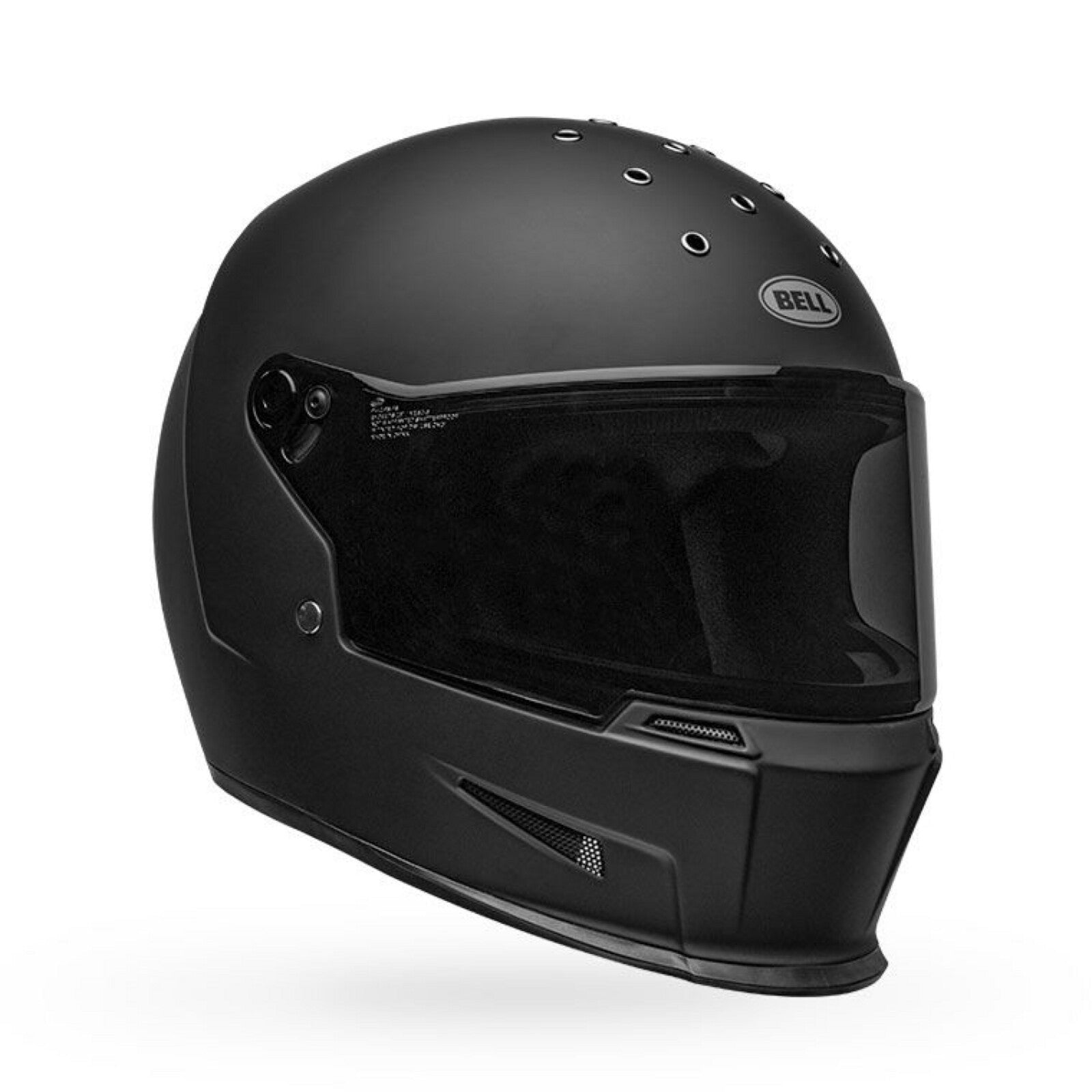 Bell Helmets Eliminator Motorcycle Helmet, Solid Matte Black, Helmet, British Parts Lucerne