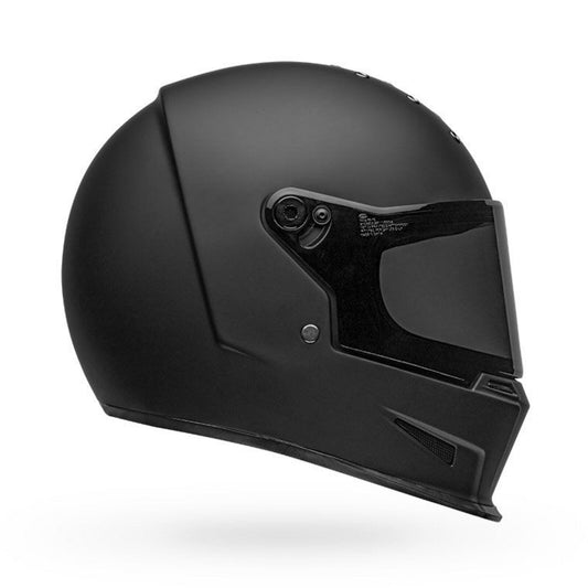 Bell Helmets Eliminator Motorcycle Helmet, Solid Matte Black, Helmet, British Parts Lucerne