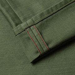 BenzakBC - 03 Straight Chino Military GreenHosenBritish Parts Luzern