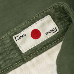 BenzakBC - 03 Straight Chino Military GreenHosenBritish Parts Luzern