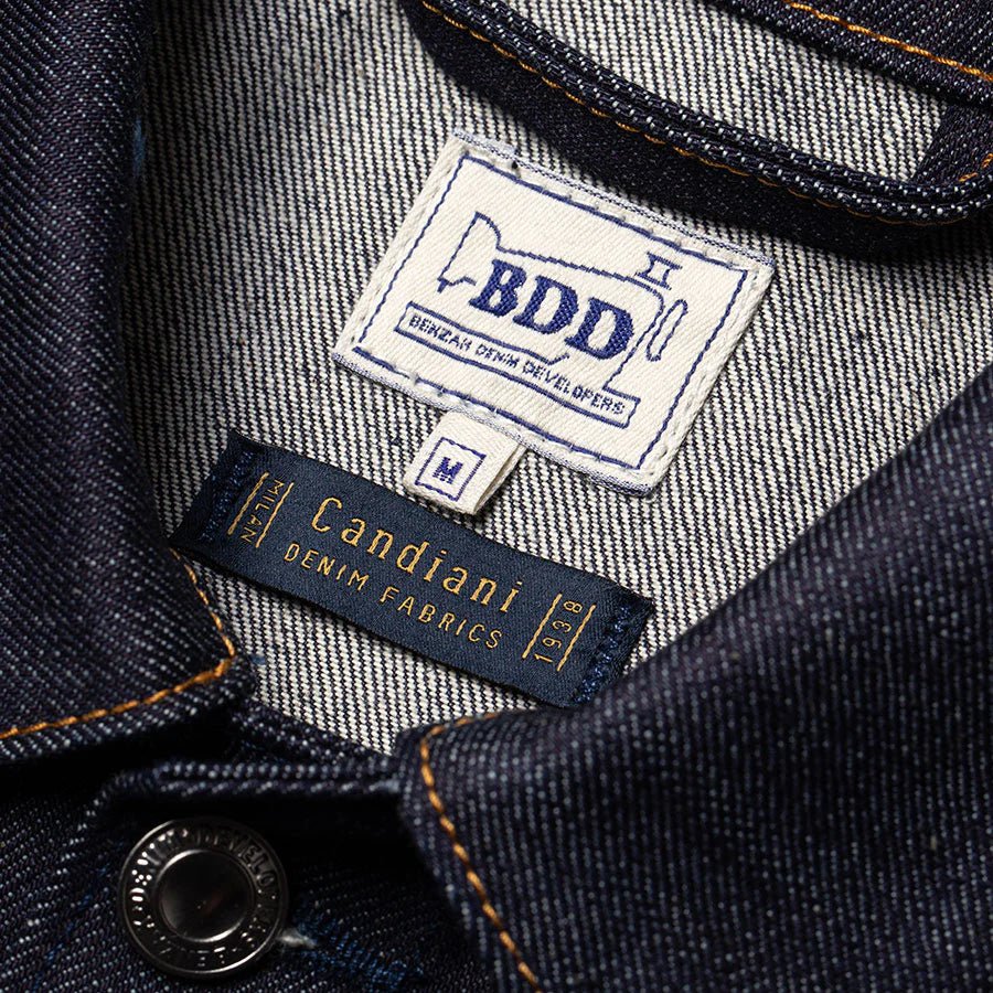 BenzakTrucker Jacket BDJ - 05 Vintage Indigo SelvedgeHemdBritish Parts Luzern