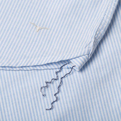 BenzakWorker Shirt, 6 oz., Blue & White Striped Oxford Shirt, British Parts Lucerne