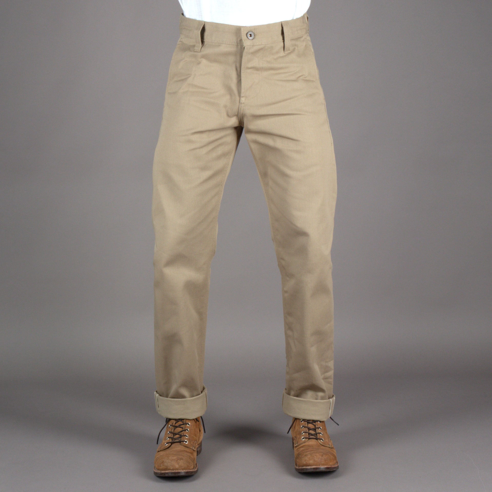 Blaumann JeanshosenChinohose Beige SelvageHosenBritish Parts Luzern