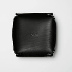 Cafe LeatherLeather Valet Tray All BlackPortemonnaieBritish Parts Luzern