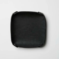 Cafe LeatherLeather Valet Tray All BlackPortemonnaieBritish Parts Luzern