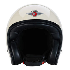 DavidaSpeedster V4 Motorradhelm Cream GlossHelmBritish Parts Luzern