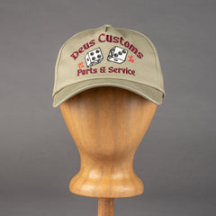 Deus Ex MachinaKnucklebones Cap Olive GreenMützeBritish Parts Luzern