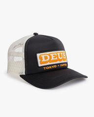 Deus Ex MachinaRedline Trucker Cap BlackMützeBritish Parts Luzern