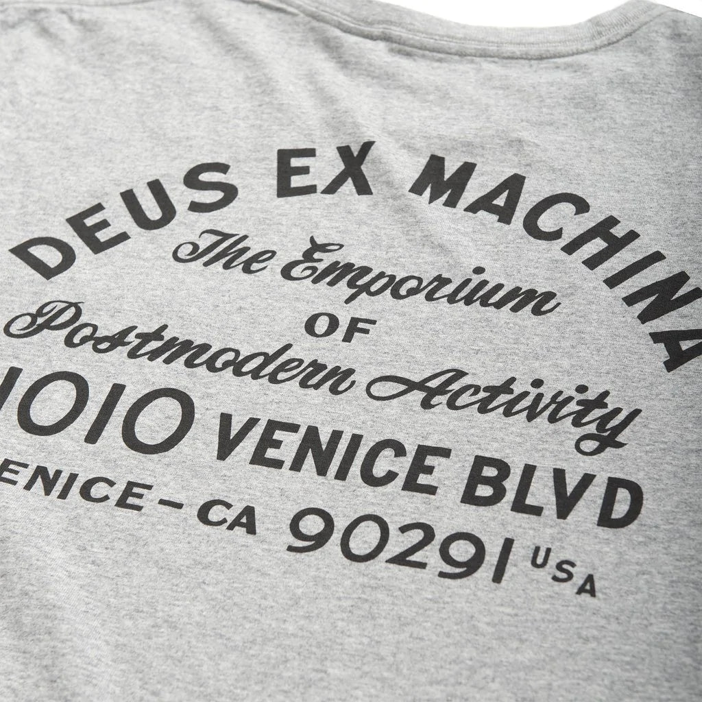 Deus Ex MachinaVenice Address Pocket T-Shirt grau melliertT-ShirtBritish Parts Luzern