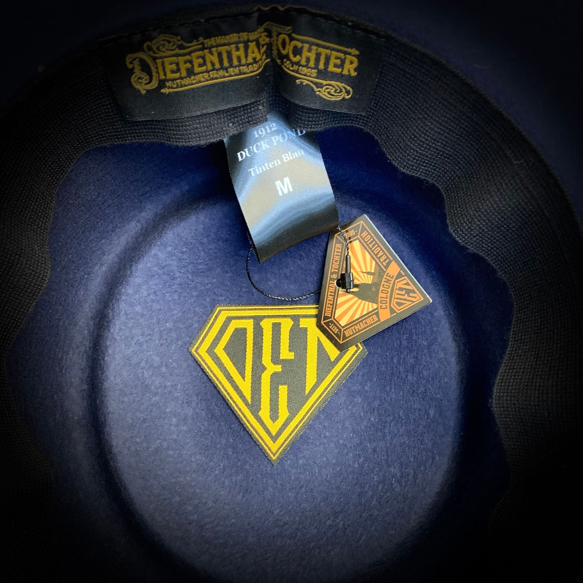 Diefenthal & Sohn1912 Duck Pond TintenblauHutBritish Parts Luzern