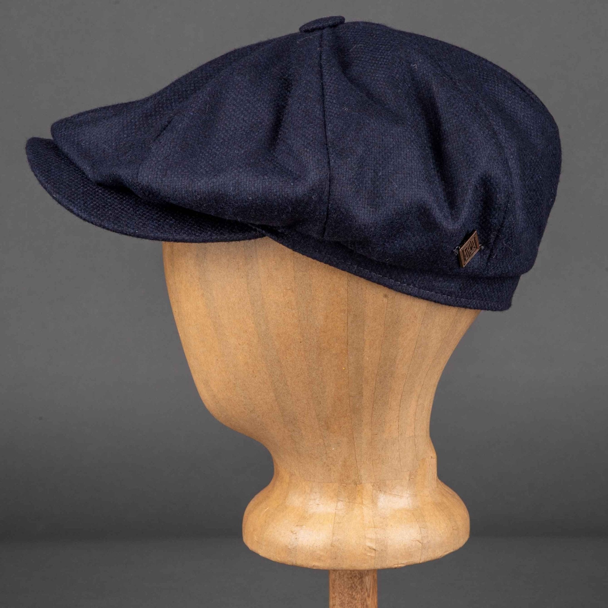 Diefenthal & Sohn1920 Newsboy Cap Shelter BlackMützeBritish Parts Luzern