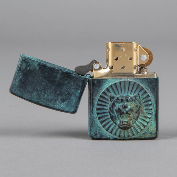 Zippo Jaguar Bronze patinated – British Parts Luzern Zippo Jaguar Bronze patinated – British Parts Luzern