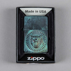 FeinschmuckZippo Jaguar Bronze patiniertFeuerzeugBritish Parts Luzern