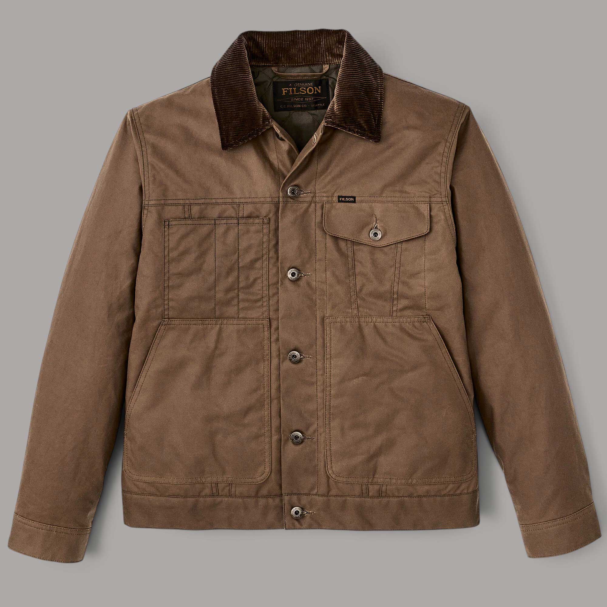 FilsonInsulated Short Cruiser Jacket - Dark BrownJackenBritish Parts Luzern