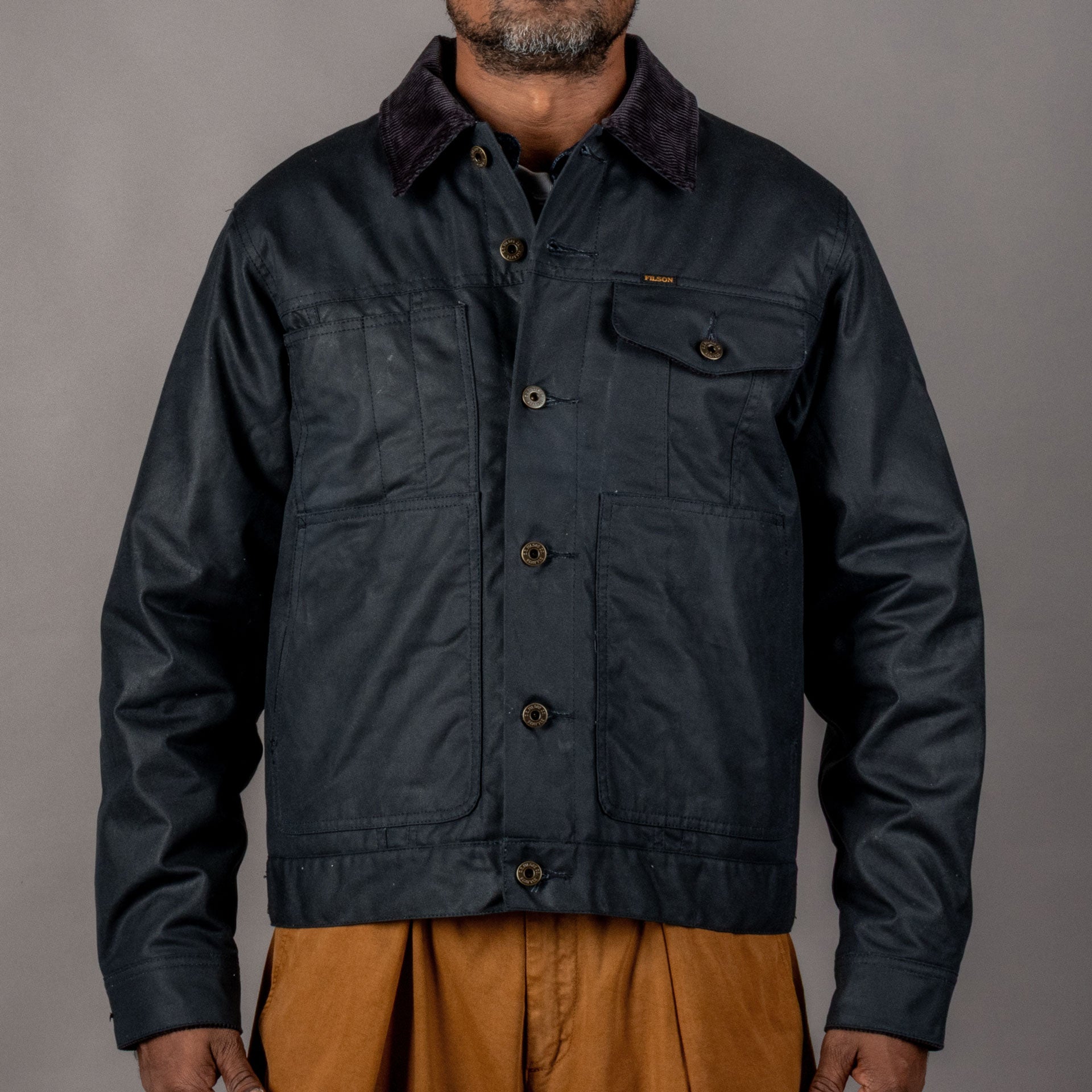 FilsonInsulated Short Cruiser Jacket - Service BlueJackenBritish Parts Luzern