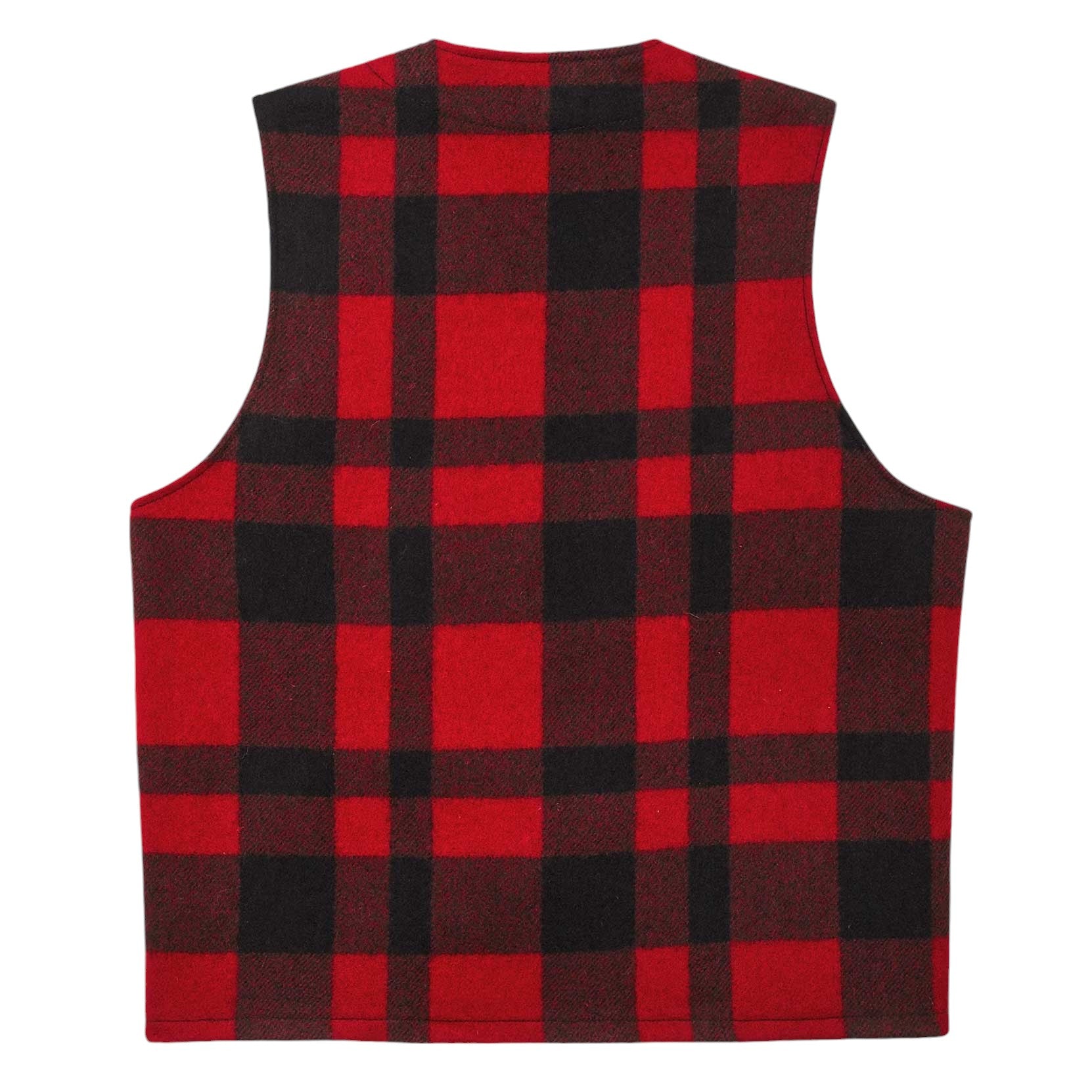 FilsonMackinaw Wool Vest Red Black PlaidWestenBritish Parts Luzern