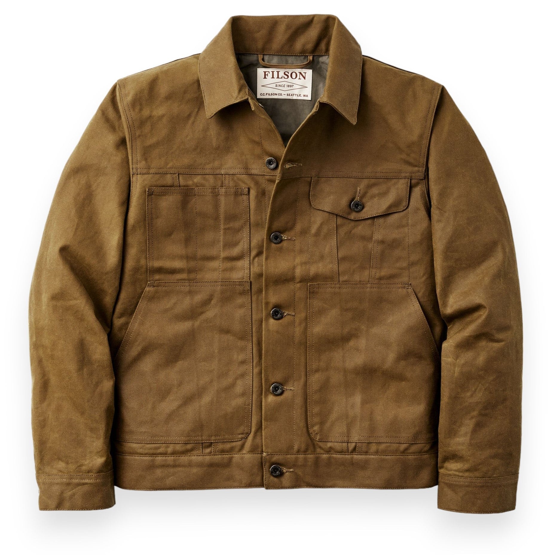 FilsonShort Lined Cruiser Jacket - Dark TanJackenBritish Parts Luzern