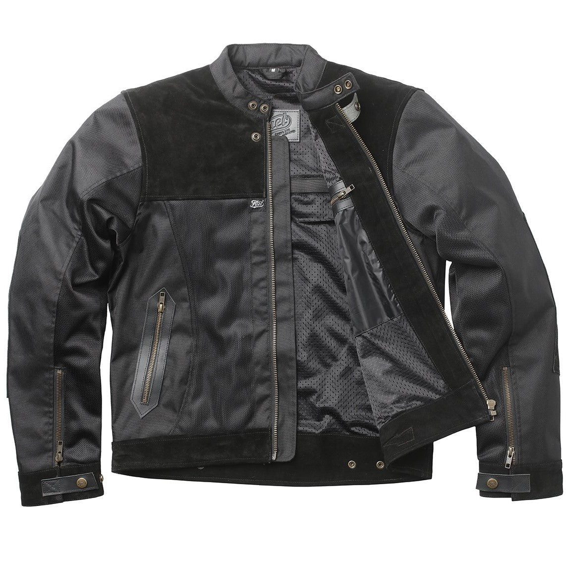 Fuel MotorcyclesArizona Motorradjacke schwarzMotorradjackeBritish Parts Luzern