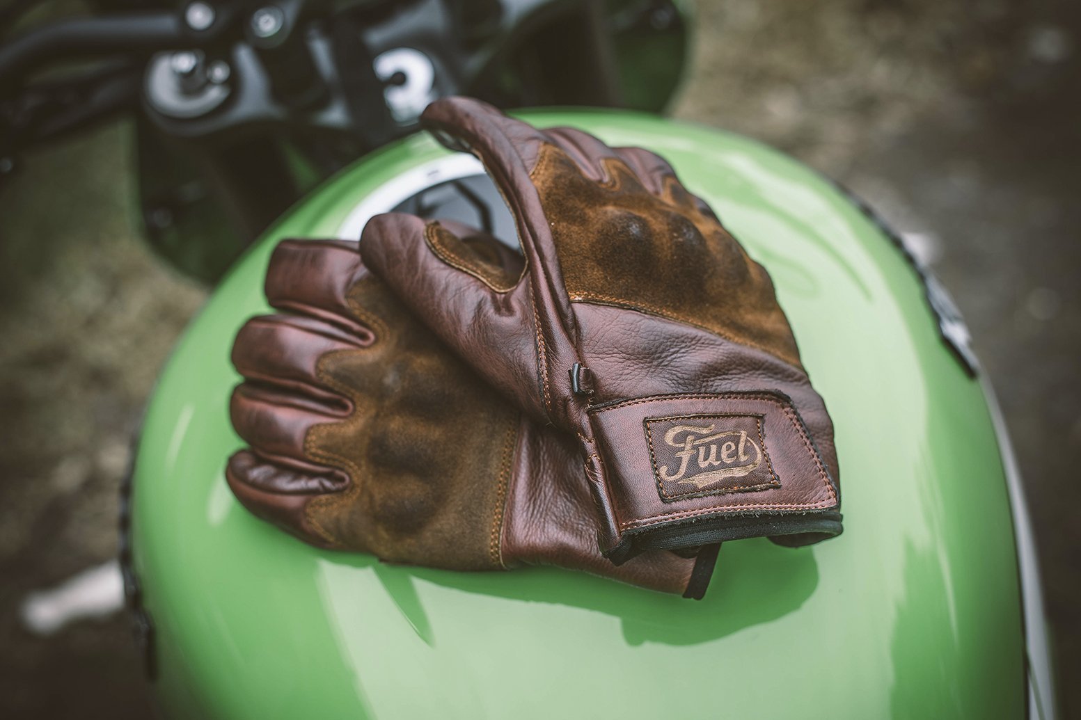 Fuel MotorcyclesRodeo Motorradhandschuhe braunHandschuheBritish Parts Luzern