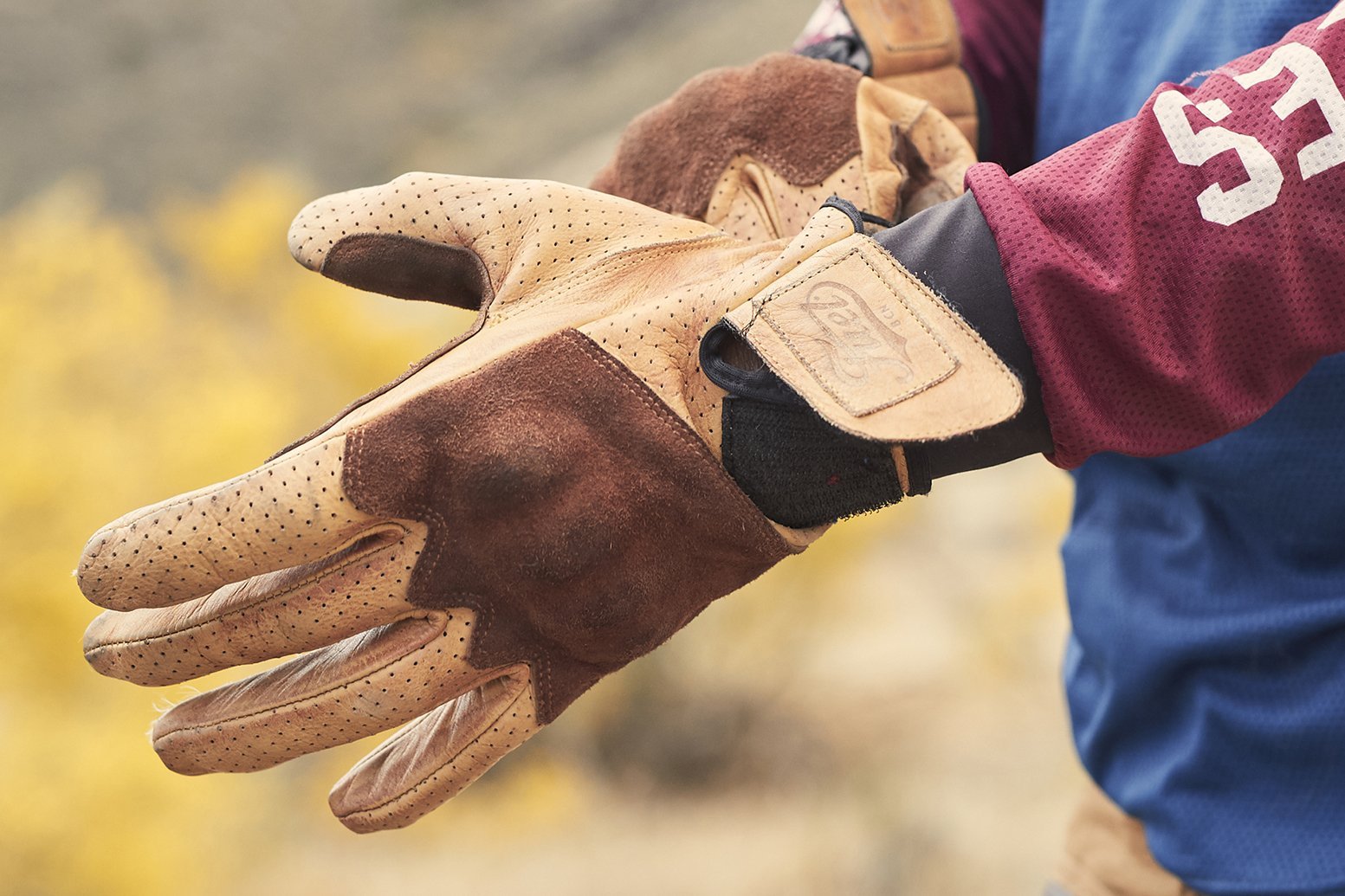 Fuel MotorcyclesRodeo Motorradhandschuhe gelbHandschuheBritish Parts Luzern