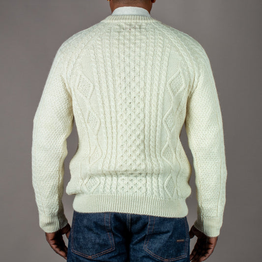 G.R.P.Crewneck Steve EcruPulloverBritish Parts Luzern