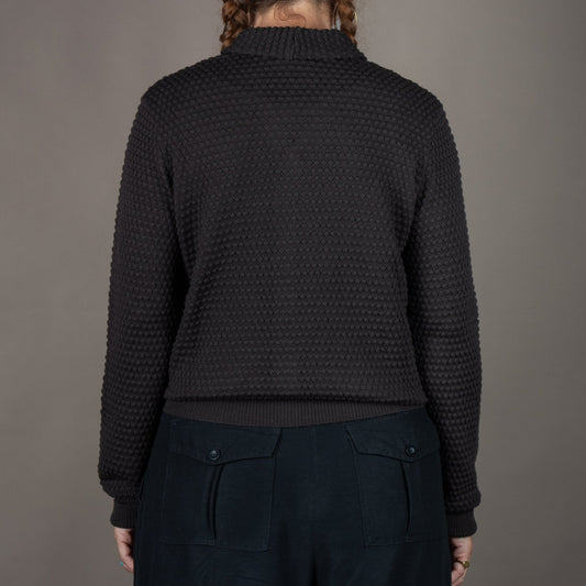 G.R.P.Damen Strickjacke mit Schalkragen BraunStrickjackeBritish Parts Luzern