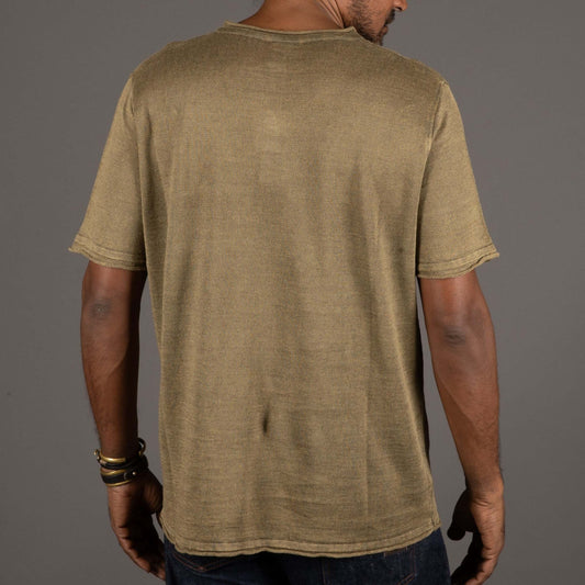 G.R.P.Neo Henley Kurzarm Military GreenT-ShirtBritish Parts Luzern