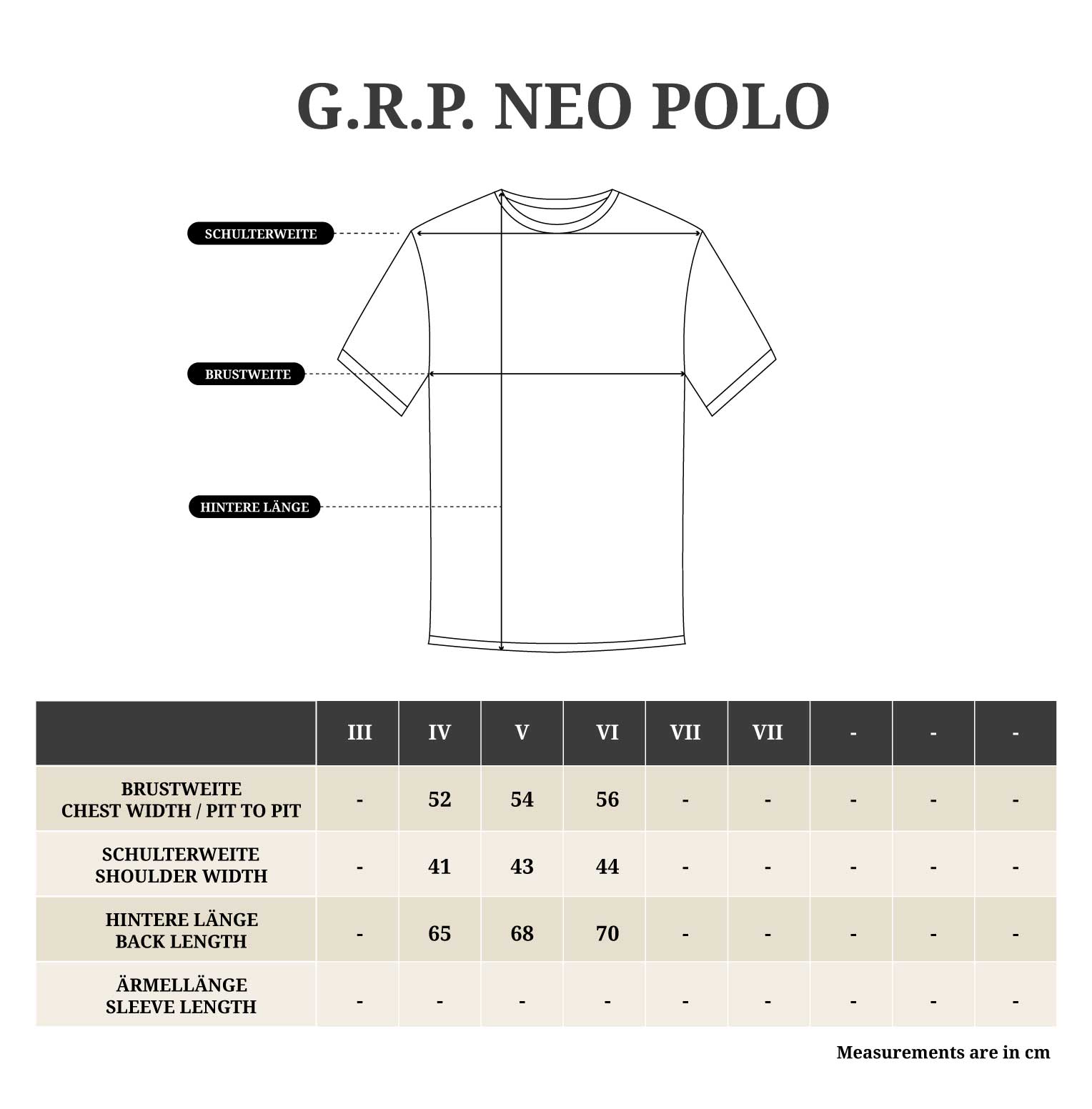 G.R.P.Neo Polo Kurzarm WeissT-ShirtBritish Parts Luzern