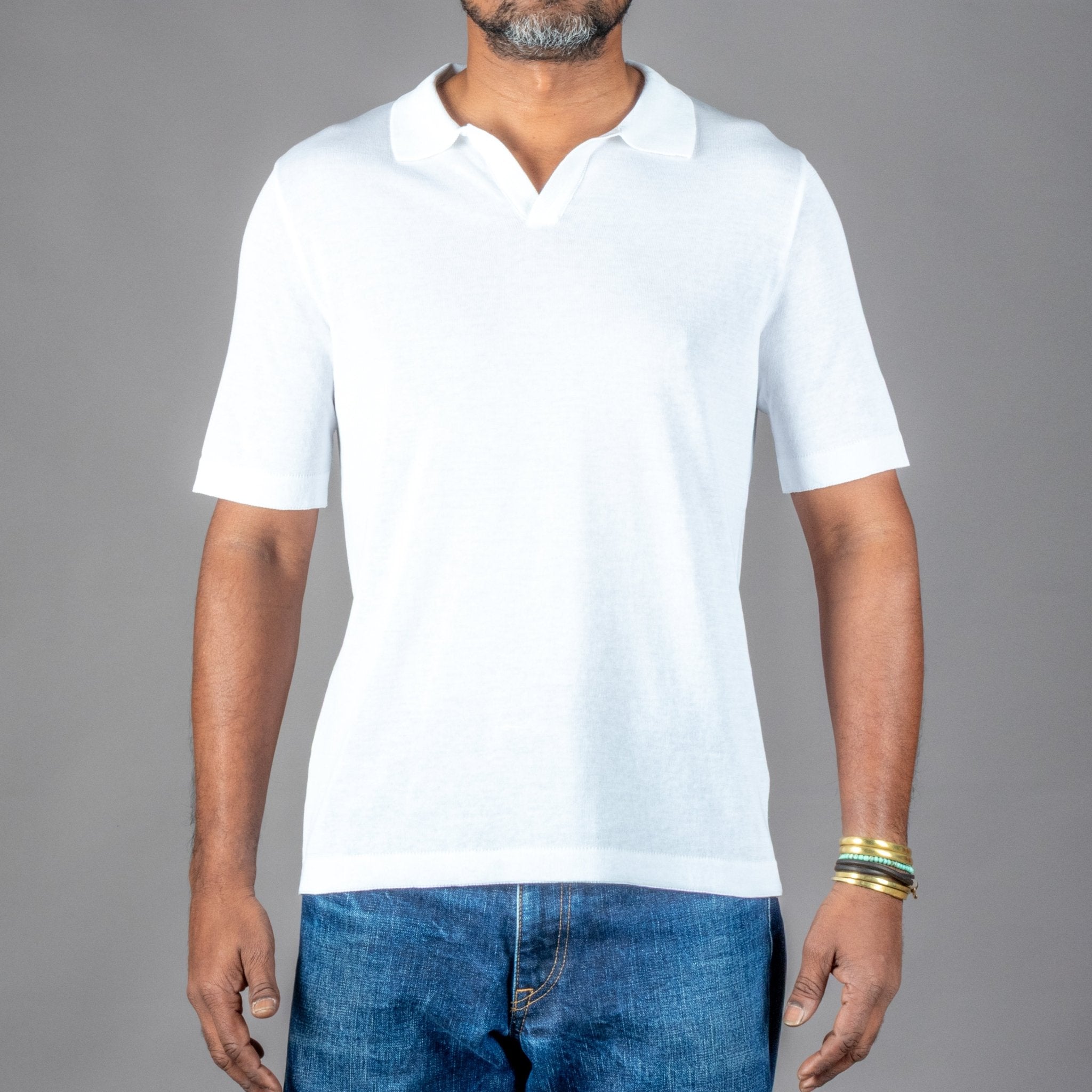 G.R.P.Neo Polo Kurzarm WeissT-ShirtBritish Parts Luzern