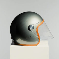 HedonEpicurist 2.0 Motorradhelm Glass AshHelmBritish Parts Luzern