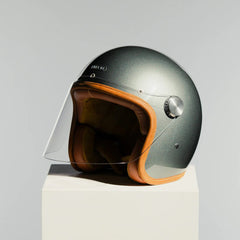 HedonEpicurist 2.0 Motorradhelm Glass AshHelmBritish Parts Luzern