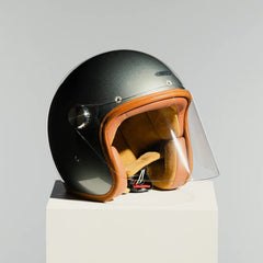 HedonEpicurist 2.0 Motorradhelm Glass AshHelmBritish Parts Luzern