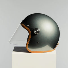 HedonEpicurist 2.0 Motorradhelm Glass AshHelmBritish Parts Luzern