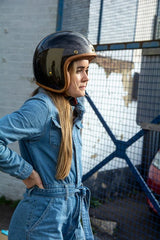 HedonHedonist Motorradhelm Macadamia 22.06HelmBritish Parts Luzern