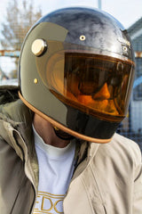 HedonHeroine Racer 2.0 Motorradhelm Macadamia 22.06HelmBritish Parts Luzern