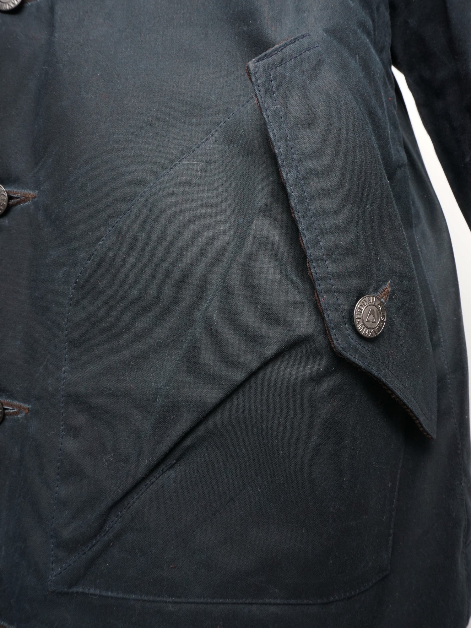 Hidden AcesPollux Evo Wachsjacke in NavyblauJackenBritish Parts Luzern