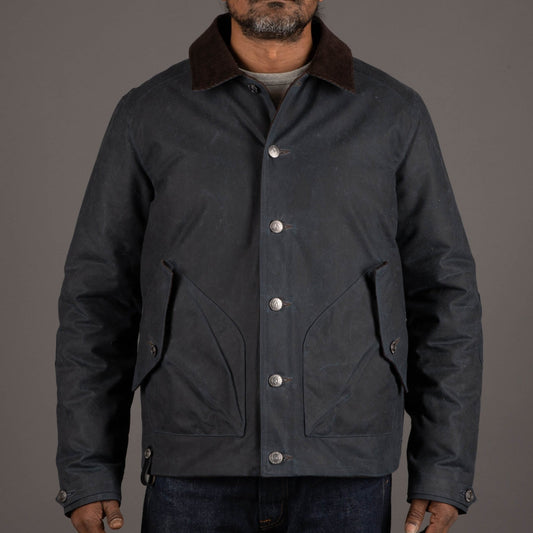 Hidden AcesPollux Evo Wachsjacke in NavyblauJackenBritish Parts Luzern